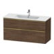 Duravit Waschtischunterschrank D-Neo 121x46,2cm, g pol/Nu d, 1 Kast, 1 Ausz.-1