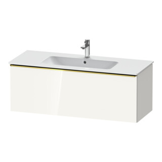 Duravit Waschtischunterschrank D-Neo 121x46,2cm, g pol/w hgl, 1 Ausz., wandhängend