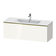 Duravit Waschtischunterschrank D-Neo 121x46,2cm, g pol/w hgl, 1 Ausz., wandhängend