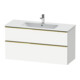 Duravit Waschtischunterschrank D-Neo 121x46,2cm, g pol/w m, 1 Kast, 1 Ausz.-1