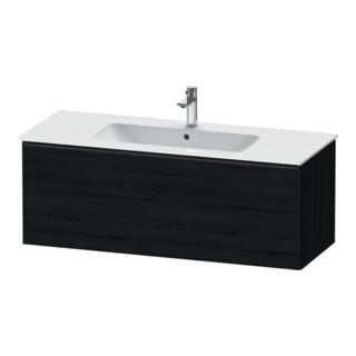 Duravit Waschtischunterschrank D-Neo 121x46,2cm, sw/Ei sw, 1 Ausz., wandhängend