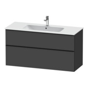 Duravit Waschtischunterschrank D-Neo 121x46,2cm, sw/Grap m, 1 Kast, 1 Ausz.
