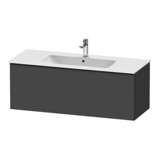 Duravit Waschtischunterschrank D-Neo 121x46,2cm, sw/Grap ma, 1 Ausz., wandhängend