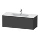 Duravit Waschtischunterschrank D-Neo 121x46,2cm, sw/Grap ma, 1 Ausz., wandhängend-1