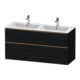 Duravit Waschtischunterschrank D-Neo 128x46,2cm, 1 Kast, 1 A, b geb/Eiche sw-1