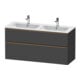 Duravit Waschtischunterschrank D-Neo 128x46,2cm, 1 Kast, 1 A, b geb/Gra ma-1
