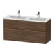 Duravit Waschtischunterschrank D-Neo 128x46,2cm, 1 Kast, 1 A, b geb/Nu dkl.-1