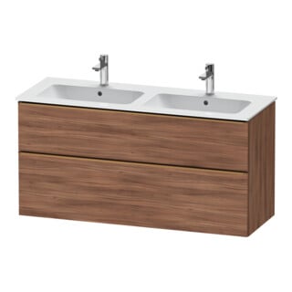 Duravit Waschtischunterschrank D-Neo 128x46,2cm, 1 Kast, 1 A, b geb/Nussb Nat
