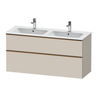 Duravit Waschtischunterschrank D-Neo 128x46,2cm, 1 Kast, 1 A, b geb/Taupe ma
