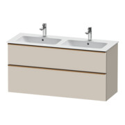 Duravit Waschtischunterschrank D-Neo 128x46,2cm, 1 Kast, 1 A, b geb/Taupe ma