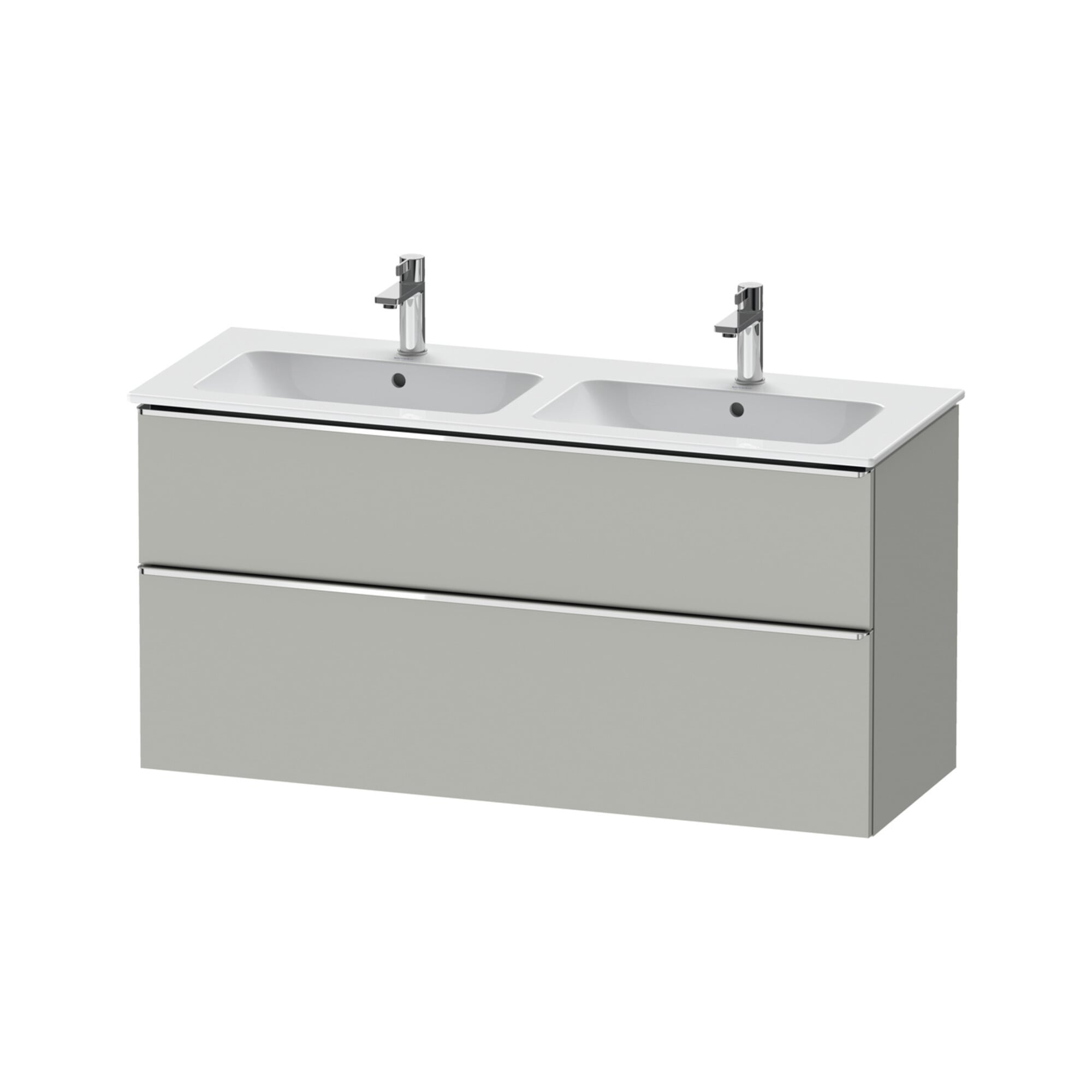 Duravit Waschtischunterschrank D-Neo 128x46,2cm, 1 Kast, 1 A, chr/Beton ma
