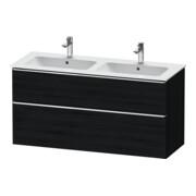Duravit Waschtischunterschrank D-Neo 128x46,2cm, 1 Kast, 1 A, chr/Eiche sw-1