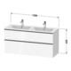 Duravit Waschtischunterschrank D-Neo 128x46,2cm, 1 Kast, 1 A, chr/Eiche sw