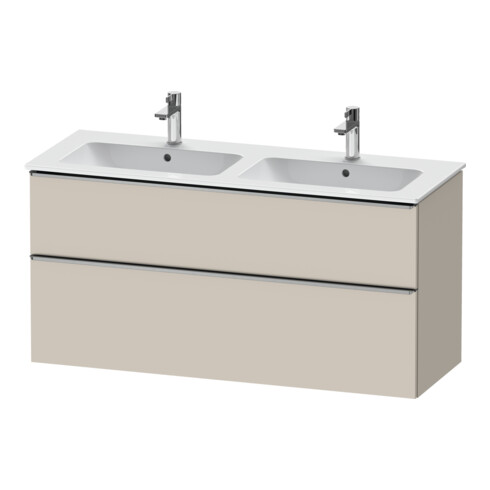 Duravit Waschtischunterschrank D-Neo 128x46,2cm, 1 Kast, 1 A, ES geb/Taupe ma
