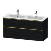 Duravit Waschtischunterschrank D-Neo 128x46,2cm, 1 Kast, 1 A, g pol/Eiche sw