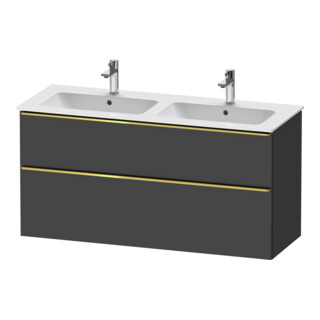 Duravit Waschtischunterschrank D-Neo 128x46,2cm, 1 Kast, 1 A, g pol/gra ma