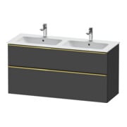 Duravit Waschtischunterschrank D-Neo 128x46,2cm, 1 Kast, 1 A, g pol/gra ma