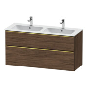 Duravit Waschtischunterschrank D-Neo 128x46,2cm, 1 Kast, 1 A, g pol/Nu dkl.