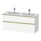 Duravit Waschtischunterschrank D-Neo 128x46,2cm, 1 Kast, 1 A, gol pol/weiß ma-1