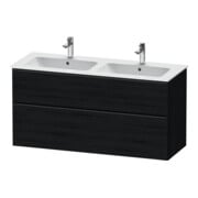 Duravit Waschtischunterschrank D-Neo 128x46,2cm, 1 Kast, 1 A, sw/Ei sw
