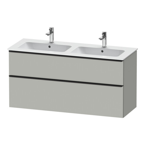 Duravit Waschtischunterschrank D-Neo 128x46,2cm, 1 Kast, 1 A, sw/gr ma