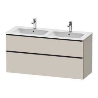 Duravit Waschtischunterschrank D-Neo 128x46,2cm, 1 Kast, 1 A, sw/Taup ma