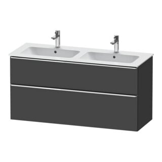 Duravit Waschtischunterschrank D-Neo 128x46,2cm, 1 Kast, 1 Ausz., chr/Grap ma