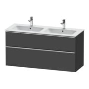 Duravit Waschtischunterschrank D-Neo 128x46,2cm, 1 Kast, 1 Ausz., chr/Grap ma