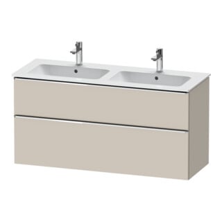 Duravit Waschtischunterschrank D-Neo 128x46,2cm, 1 Kast, 1 Ausz., chr/Taup ma