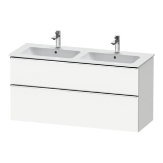 Duravit Waschtischunterschrank D-Neo 128x46,2cm, 1 Kast, 1 Ausz., chr/we ma