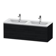 Duravit Waschtischunterschrank D-Neo 128x46,2x44cm, 1 A, wandhängend, chr/Eiche sw