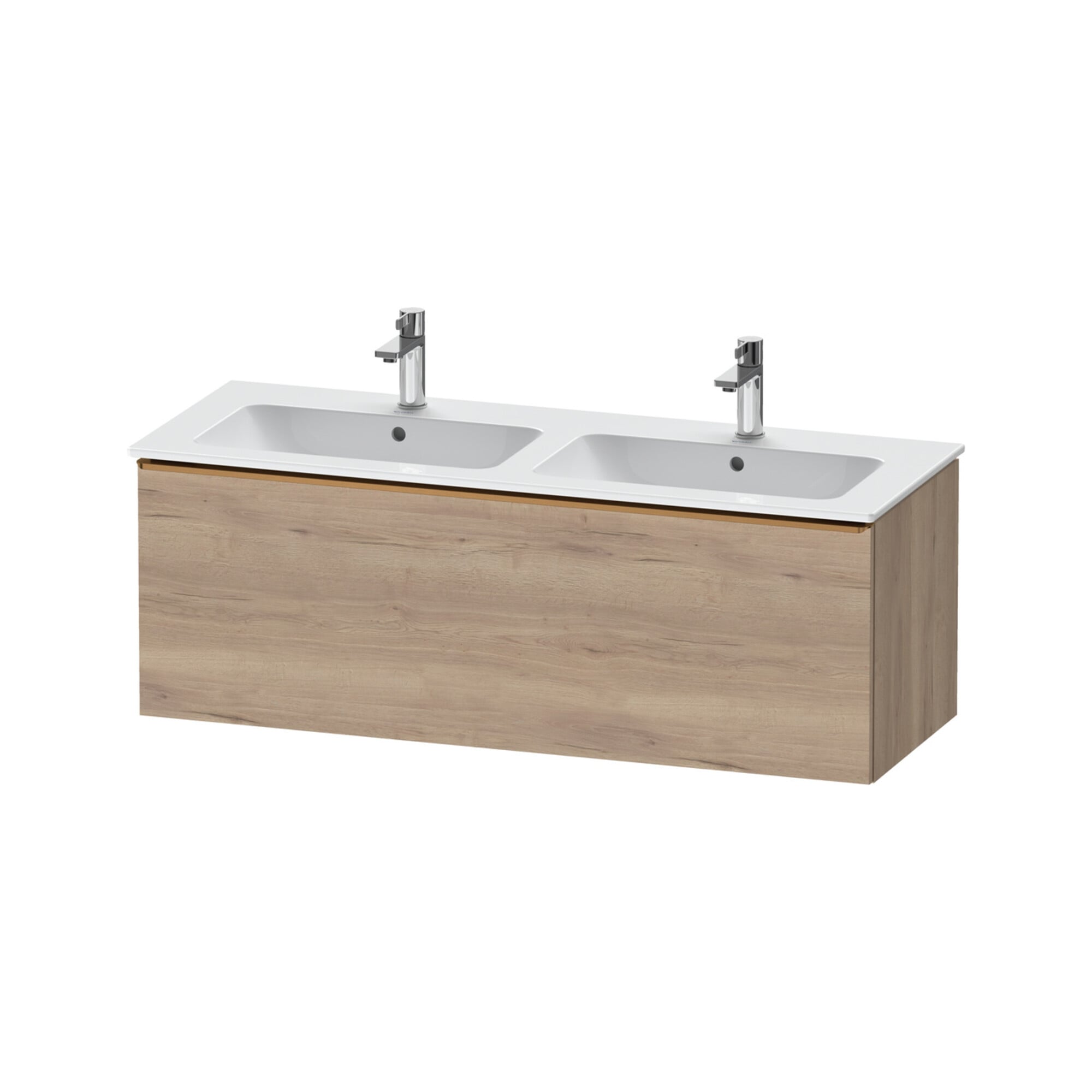 Duravit Waschtischunterschrank D-Neo 128x46,2x44cm, 1 A, wd, b geb/Ei marm.
