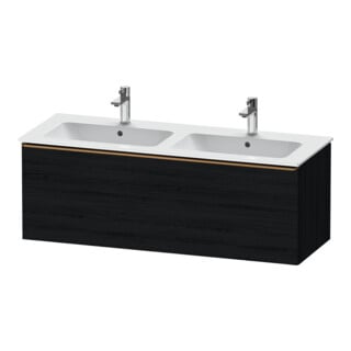 Duravit Waschtischunterschrank D-Neo 128x46,2x44cm, 1 A, wd, b geb/Eiche sw