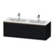 Duravit Waschtischunterschrank D-Neo 128x46,2x44cm, 1 A, wd, b geb/Eiche sw-1