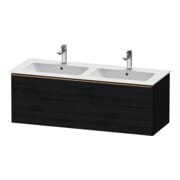 Duravit Waschtischunterschrank D-Neo 128x46,2x44cm, 1 A, wd, b geb/Eiche sw