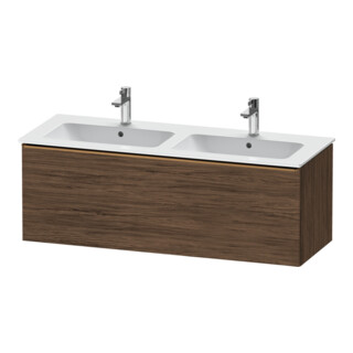 Duravit Waschtischunterschrank D-Neo 128x46,2x44cm, 1 A, wd, b geb/Nussb dkl.