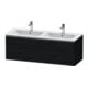 Duravit Waschtischunterschrank D-Neo 128x46,2x44cm, 1 A, wd, ES geb/Eiche sw-1