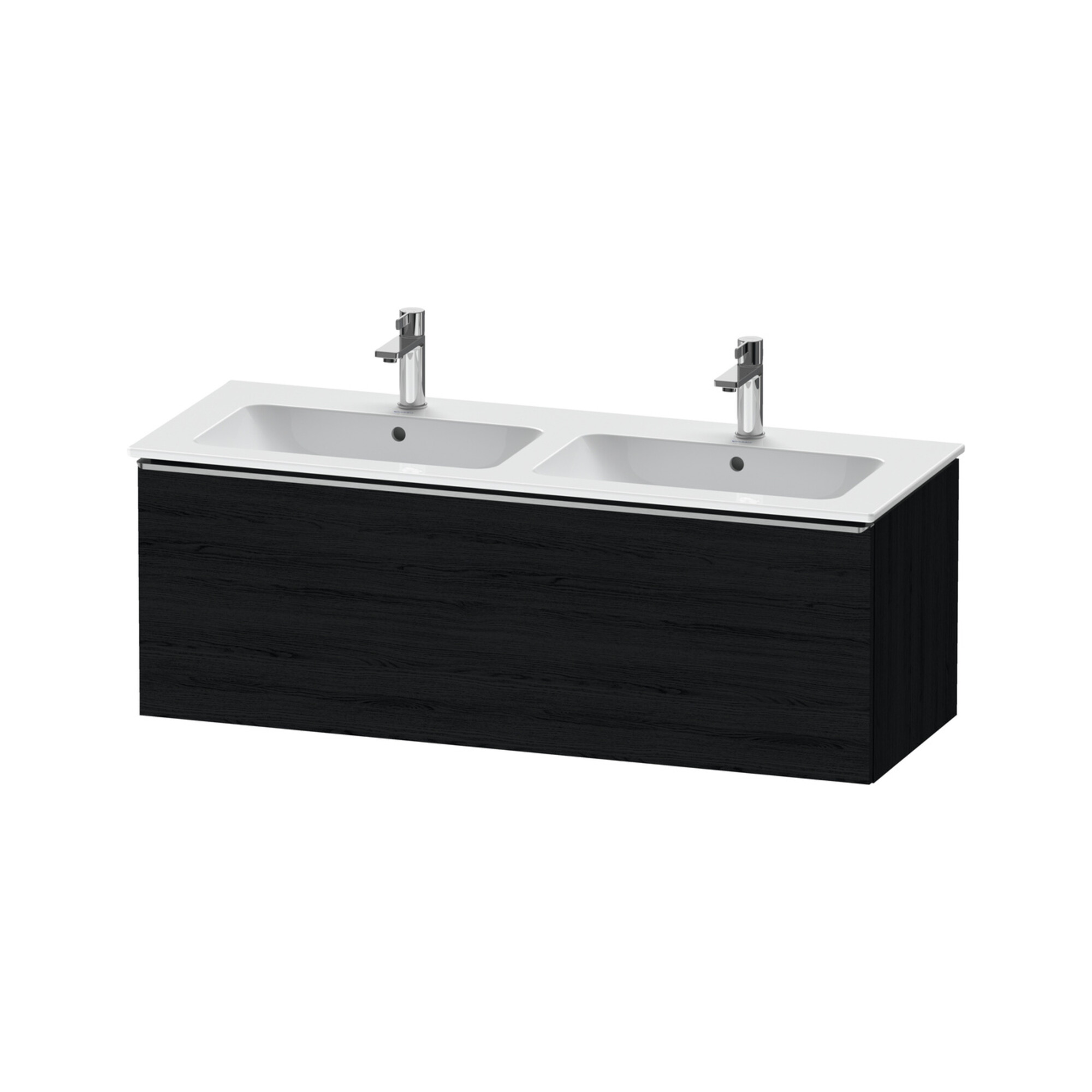 Duravit Waschtischunterschrank D-Neo 128x46,2x44cm, 1 A, wd, ES geb/Eiche sw