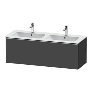Duravit Waschtischunterschrank D-Neo 128x46,2x44cm, 1 A, wd, ES geb/Gra ma