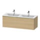 Duravit Waschtischunterschrank D-Neo 128x46,2x44cm, 1 A, wd, g pol/Eiche Nat-1
