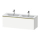 Duravit Waschtischunterschrank D-Neo 128x46,2x44cm, 1 A, wd, gol pol/weiß ma-1