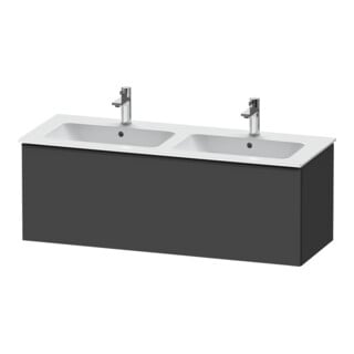 Duravit Waschtischunterschrank D-Neo 128x46,2x44cm, 1 A, wd, sw/Grap ma