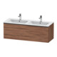 Duravit Waschtischunterschrank D-Neo 128x46,2x44cm, 1 A, wd, sw/Nuss Nat-1