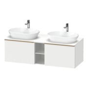 Duravit Waschtischunterschrank D-Neo 140x55cm, 2 A, 1 Pl, B bs, b geb/we ma