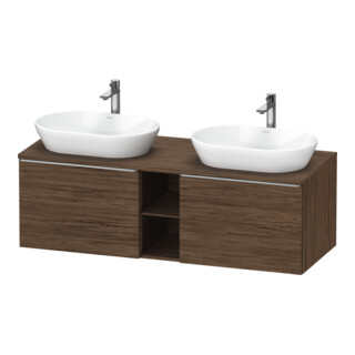 Duravit Waschtischunterschrank D-Neo 140x55cm, 2 A, 1 Pl, B bs, ES geb/Nu d