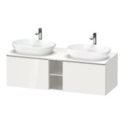 Duravit Waschtischunterschrank D-Neo 140x55cm, 2 A, 1 Pl, B bs, ES geb/we hgl