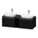 Duravit Waschtischunterschrank D-Neo 140x55cm, 2 A, 1 Pl, B bs, g pol/Ei sw-1
