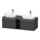 Duravit Waschtischunterschrank D-Neo 140x55cm, 2 A, 1 Pl, B bs, g pol/gra ma-1