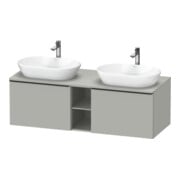 Duravit Waschtischunterschrank D-Neo 140x55cm, 2 A, 1 Pl, B bs, sw/gr ma-1
