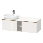 Duravit Waschtischunterschrank D-Neo 140x55cm, 2 A, 1 Pl, B L, b geb/we hgl